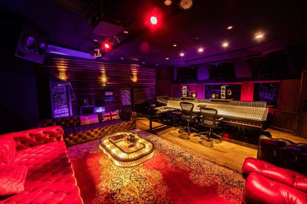Studio with SSL 9000J Recording Studio A Hollywood Hills
